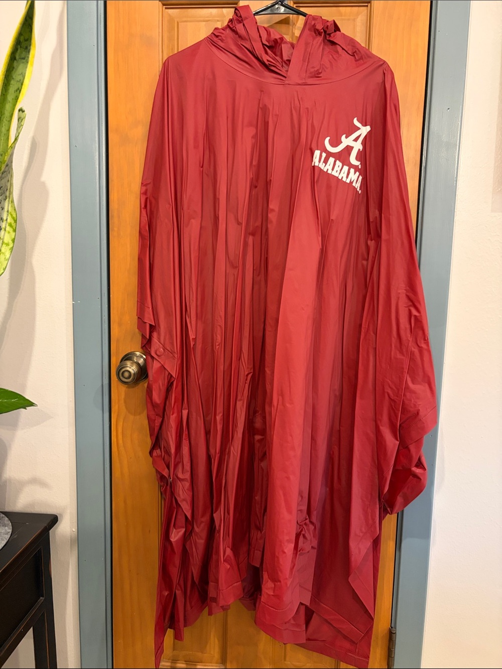 Fanatics Alabama Crimson Hooded Rain Poncho - Red